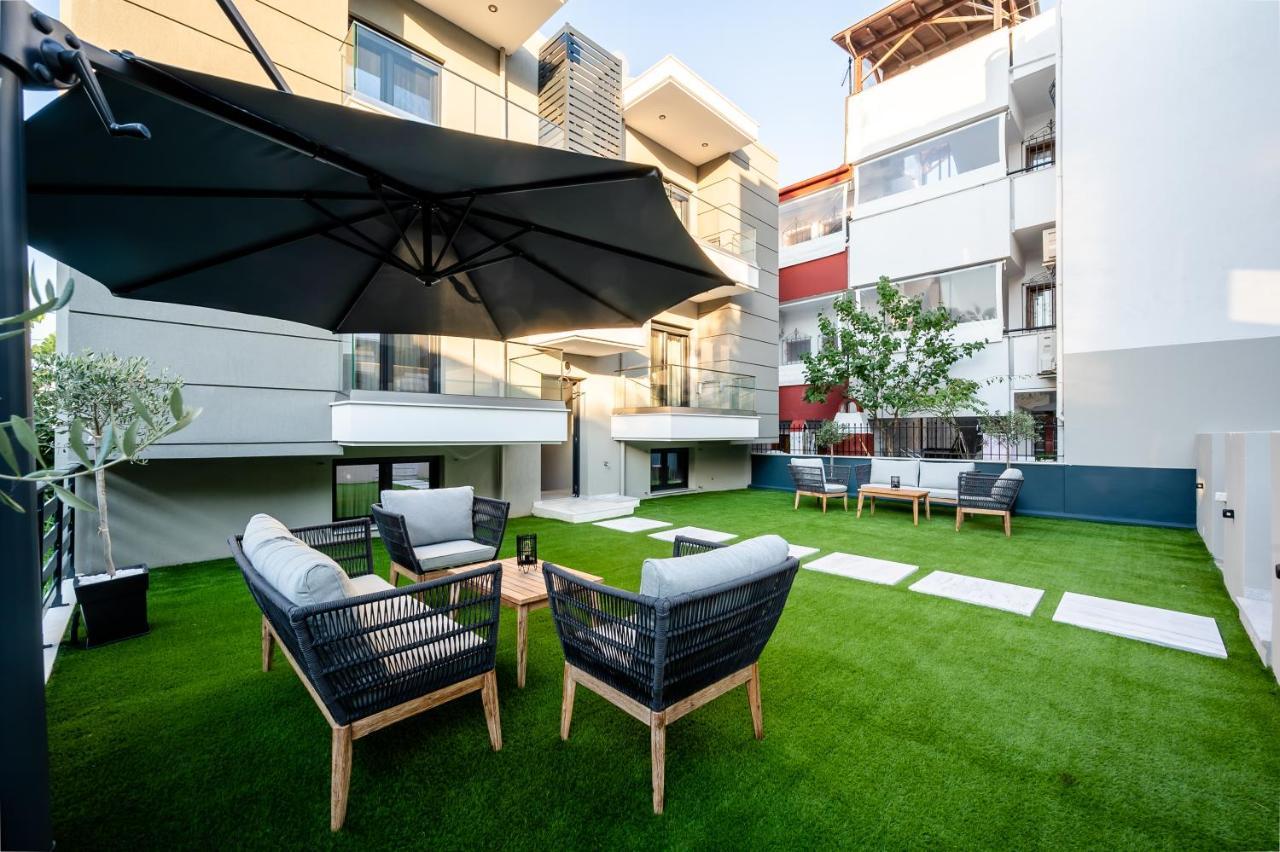 Blue Wave Luxury Suites Nea Iraklitsa ภายนอก รูปภาพ